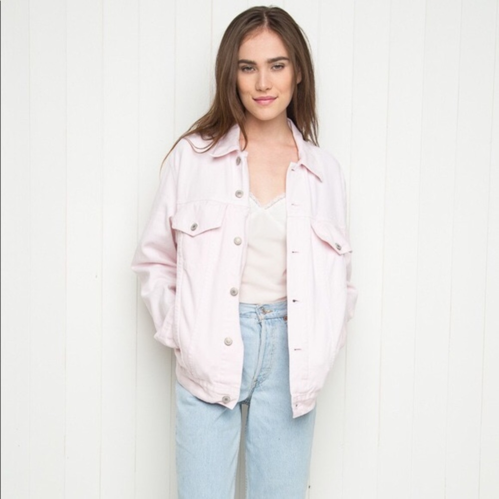 Light Pink Denim Jacket